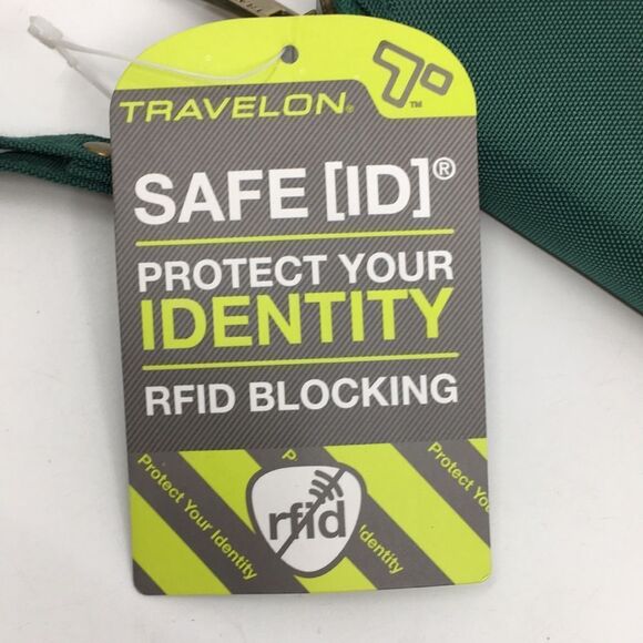 Travelon Nylon Zip Around Long Wallet RFID Protected - Picture 5 of 16